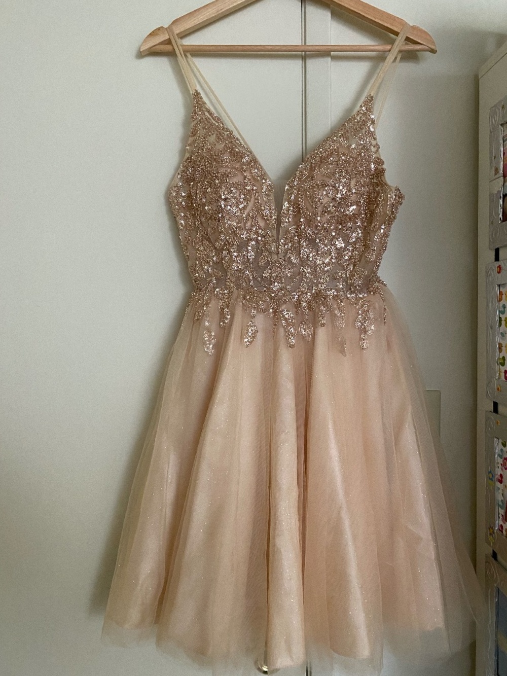 Gold Embroidered Dress